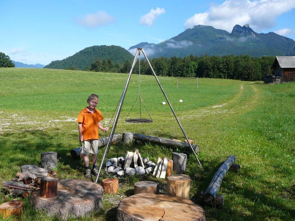Bio Bauernhof Eggerhof Villa Strobl Exteriör bild